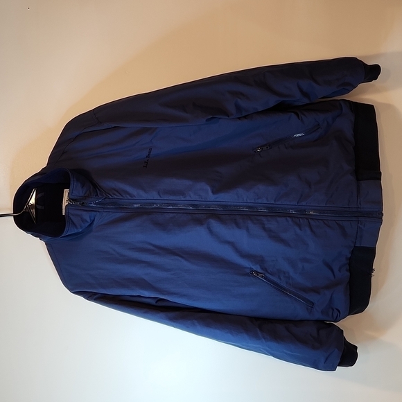 Vintage LL Bean Men’s Warm Up Bomber Jacket Fleece Lined USA Made Blue Mens XL - Picture 8 of 13
